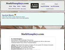 Tablet Screenshot of markhumphrys.com